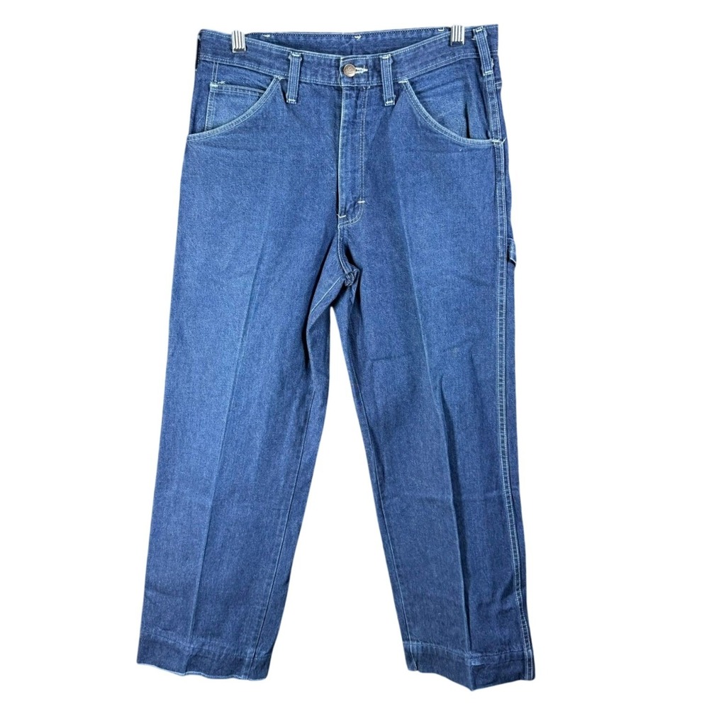 Dickies Carpenter Jeans Mens‎ 30x28 Blue Denim Workwear Utility